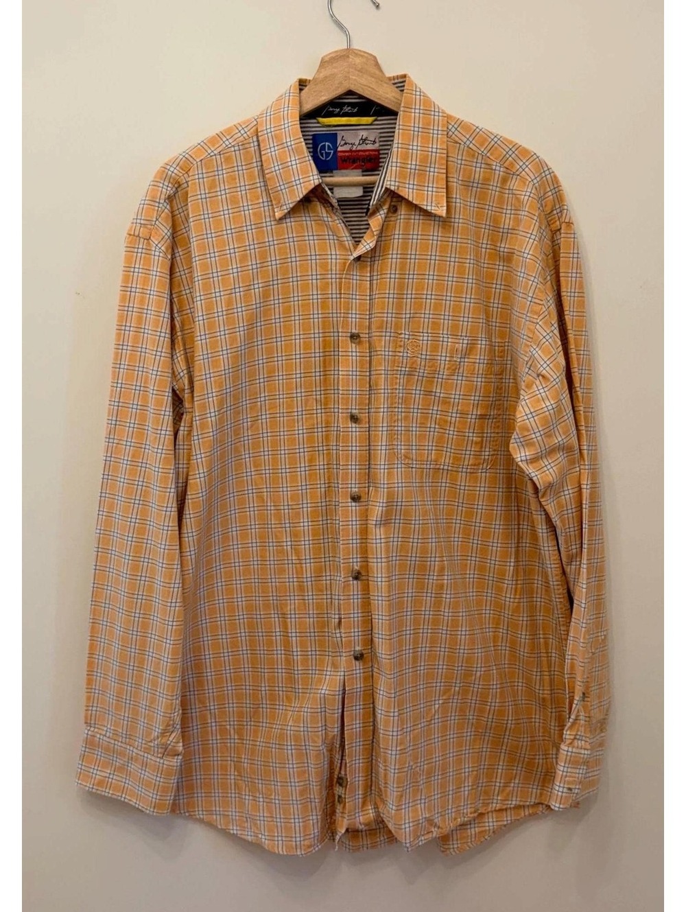 Vintage George Strait by Wrangler Cowboy Cut Plaid Western Shirt Men’s XL to 2X